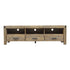 TV Cabinet with 3 Storage Drawers with Shelf Solid Acacia Wooden Frame Entertainment Unit in Oak Colour-Entertainment Unit-PEROZ Accessories