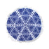 Zulu Triangle Blue 100% Cotton Round Beach Towel-Home & Garden > Pool & Accessories > Beach Towels-PEROZ Accessories