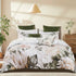 Bianca Giselle White Polyester Printed Floral Coverlet Set Single/Double-Home & Garden > Bedding > Quilts & Duvets-PEROZ Accessories