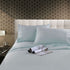 Kingtex 300TC Cotton Sheet Set Ice Blue Single-Home & Garden > Bedding > Bed Sheets-PEROZ Accessories