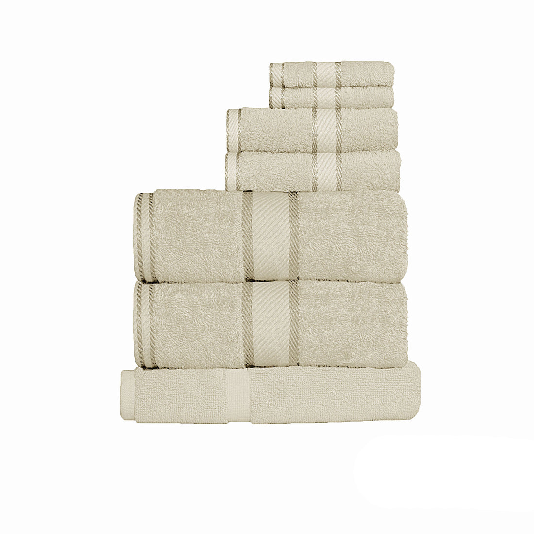Kingtex 550gsm Cotton 7 Pce Towel Set Linen-Home &amp; Garden &gt; Kitchenware &gt; Table Linen &amp; Kitchen Towels-PEROZ Accessories