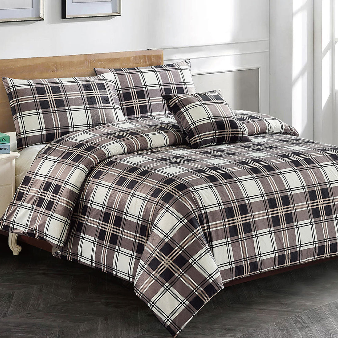 Georges Fine Linens Jaimee Quilt Cover Set Queen-Home &amp; Garden &gt; Bedding &gt; Duvet Covers-PEROZ Accessories