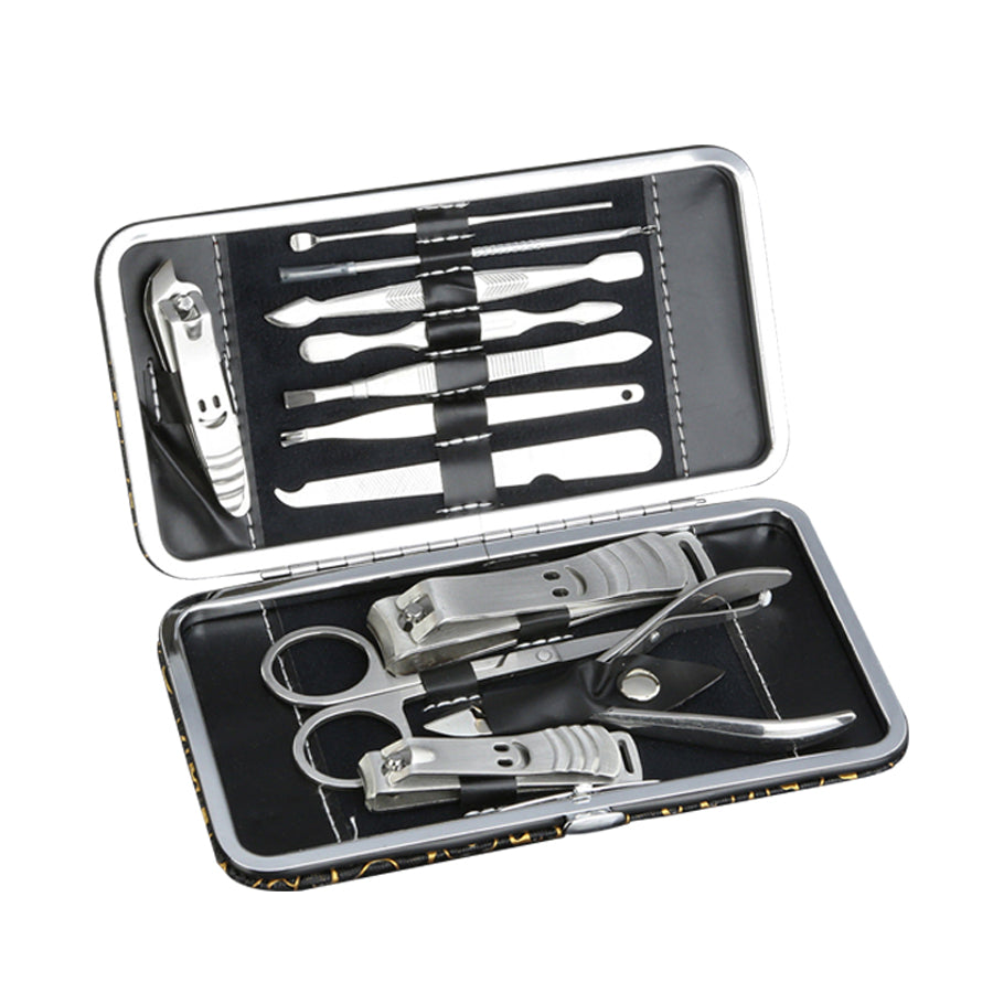 12 Pcs/set Manicure Pedicure Kit Nail Clippers Professional Grooming Kit-Health &amp; Beauty &gt; Personal Care-PEROZ Accessories