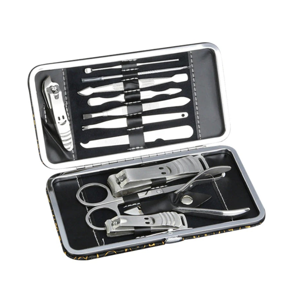 12 Pcs/set Manicure Pedicure Kit Nail Clippers Professional Grooming Kit-Health &amp; Beauty &gt; Personal Care-PEROZ Accessories