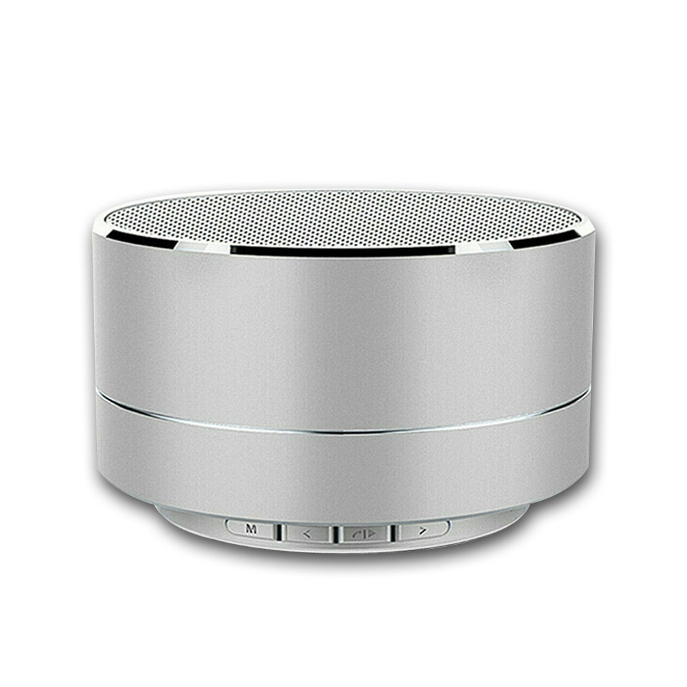 Bluetooth Speakers Portable Wireless Speaker Music Stereo Handsfree Rechargeable (Silver)-Audio &amp; Video &gt; Speakers-PEROZ Accessories