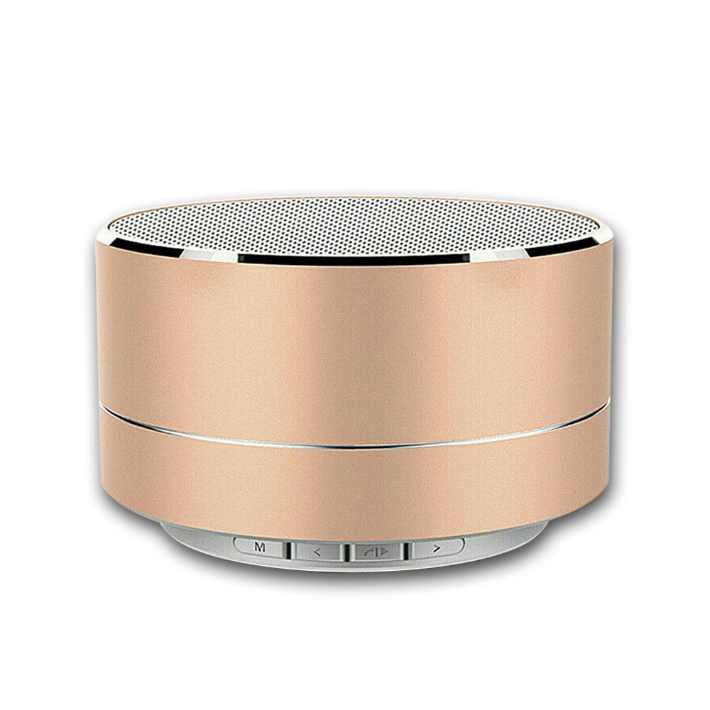 Bluetooth Speakers Portable Wireless Speaker Music Stereo Handsfree Rechargeable (Gold)-Audio &amp; Video &gt; Speakers-PEROZ Accessories