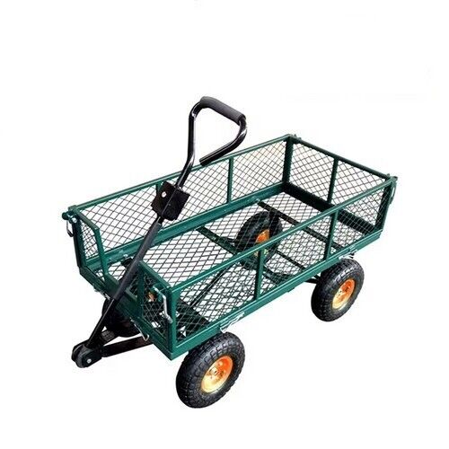 300kg Gardeon Mesh Garden Cart Steel Removable Sides Trolley Wagon ATV Trailer-Auto Accessories &gt; Auto Accessories Others-PEROZ Accessories