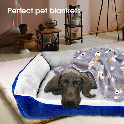 Vaka Navy Dog Bed Pet Cat Calming Floor Mat Sleeping Cave Washable Extra Large 29701-Pet Care &gt; Dog Supplies &gt; Dog Beds-PEROZ Accessories