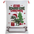 Large Christmas XMAS Hessian Santa Sack Stocking Bag Reindeer Children Gifts Bag, Have A Roar-some Christmas-Occasions > Christmas > Christmas Decorations-PEROZ Accessories