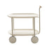 Movable Modern Trolley Small Unit Coffee Table Cart Storage Sofa Side Table with Wheels-Home & Garden > Storage-PEROZ Accessories