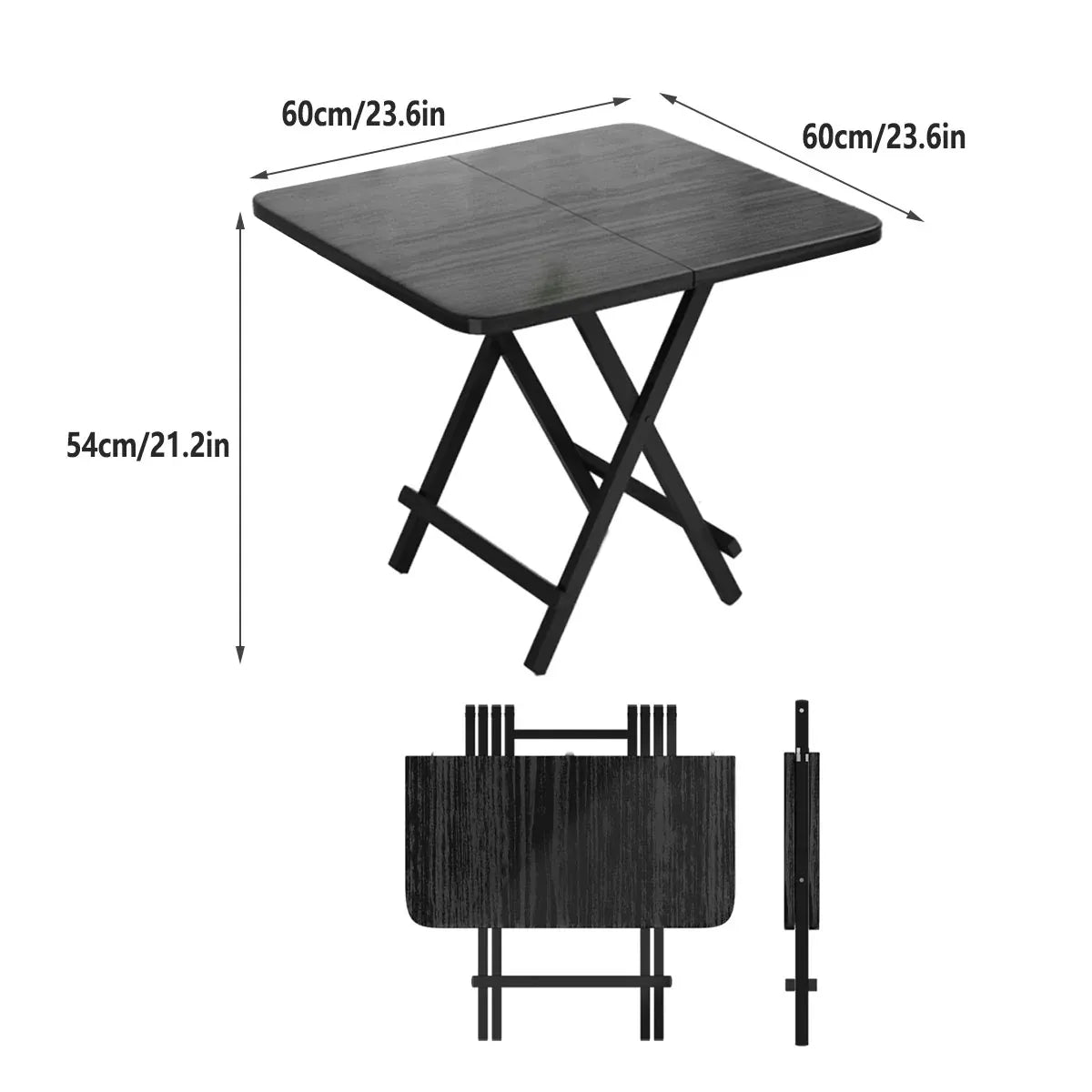 Folding Dining Table Model Portable Simple Household Table Compact Space Saving-Furniture > Dining > Dining Tables-PEROZ Accessories