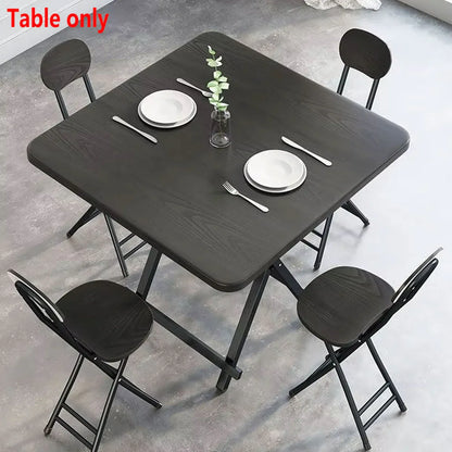 Folding Dining Table Model Portable Simple Household Table Compact Space Saving-Furniture > Dining > Dining Tables-PEROZ Accessories