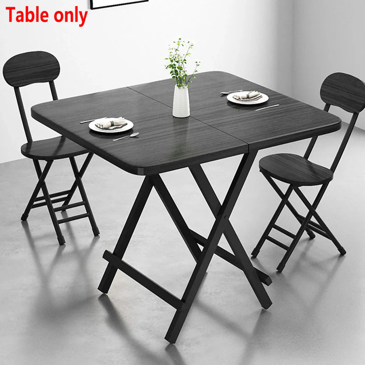 Folding Dining Table Model Portable Simple Household Table Compact Space Saving-Furniture > Dining > Dining Tables-PEROZ Accessories