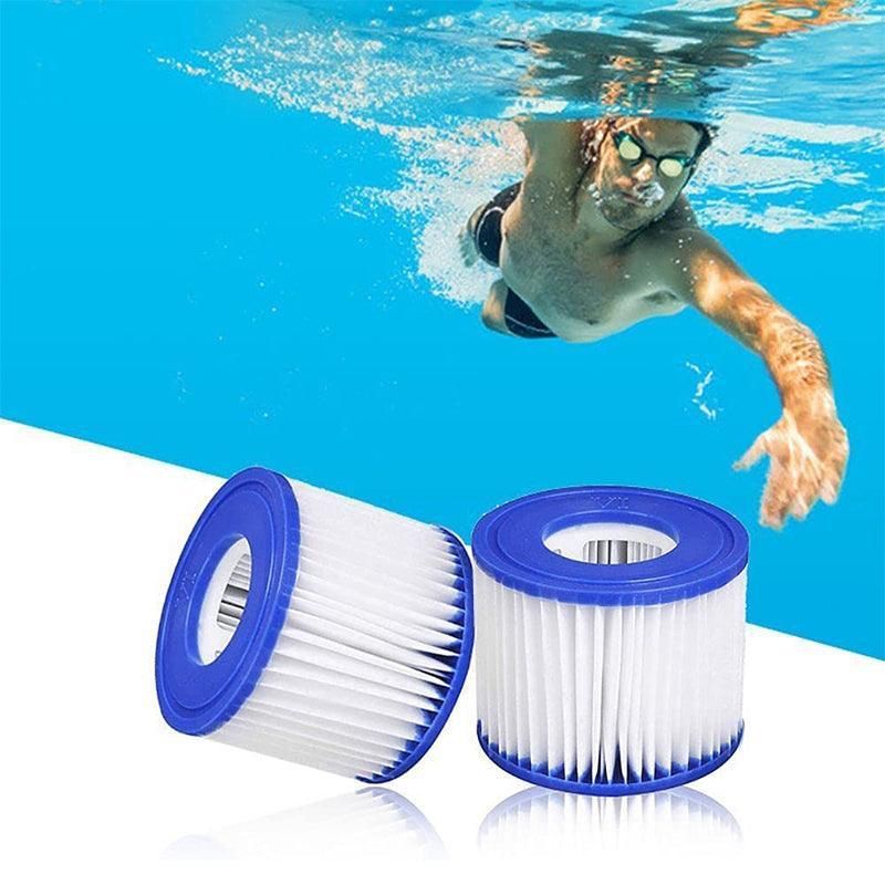 6pcs Lay Z Spa Filter Cartridge VI Size 58323 Replacement by Bestway Cartridge