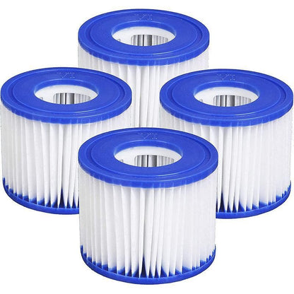 6pcs Lay Z Spa Filter Cartridge VI Size 58323 Replacement by Bestway Cartridge