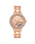 Rose Gold Fashion Analog Watch with Rhinestone Facing One Size Women-Quartz Watches-PEROZ Accessories