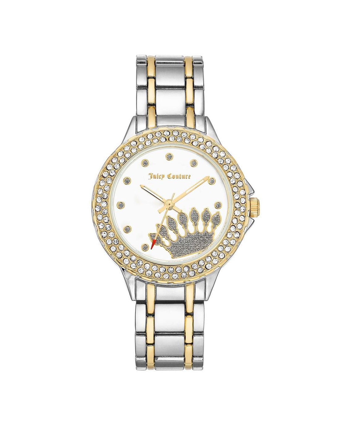 Womens Silver Fashion Watch with Rhinestone Facing One Size Women-Quartz Watches-PEROZ Accessories