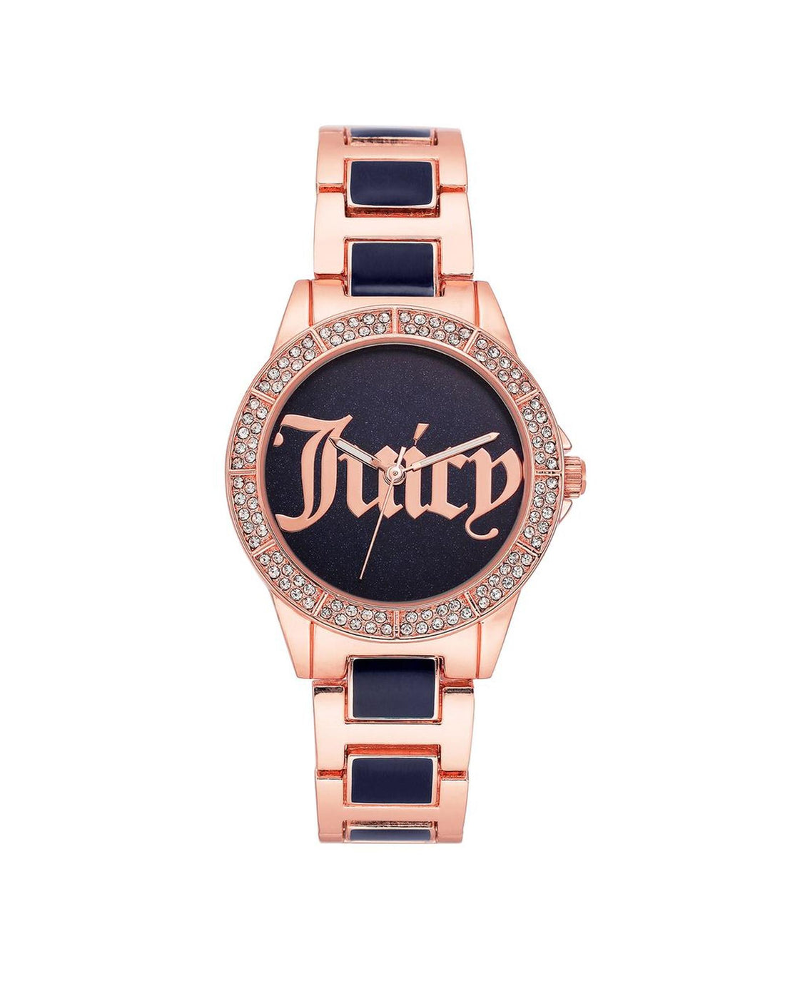 Rose Gold Analog Fashion Watch with Rhinestone Facing One Size Women-Quartz Watches-PEROZ Accessories