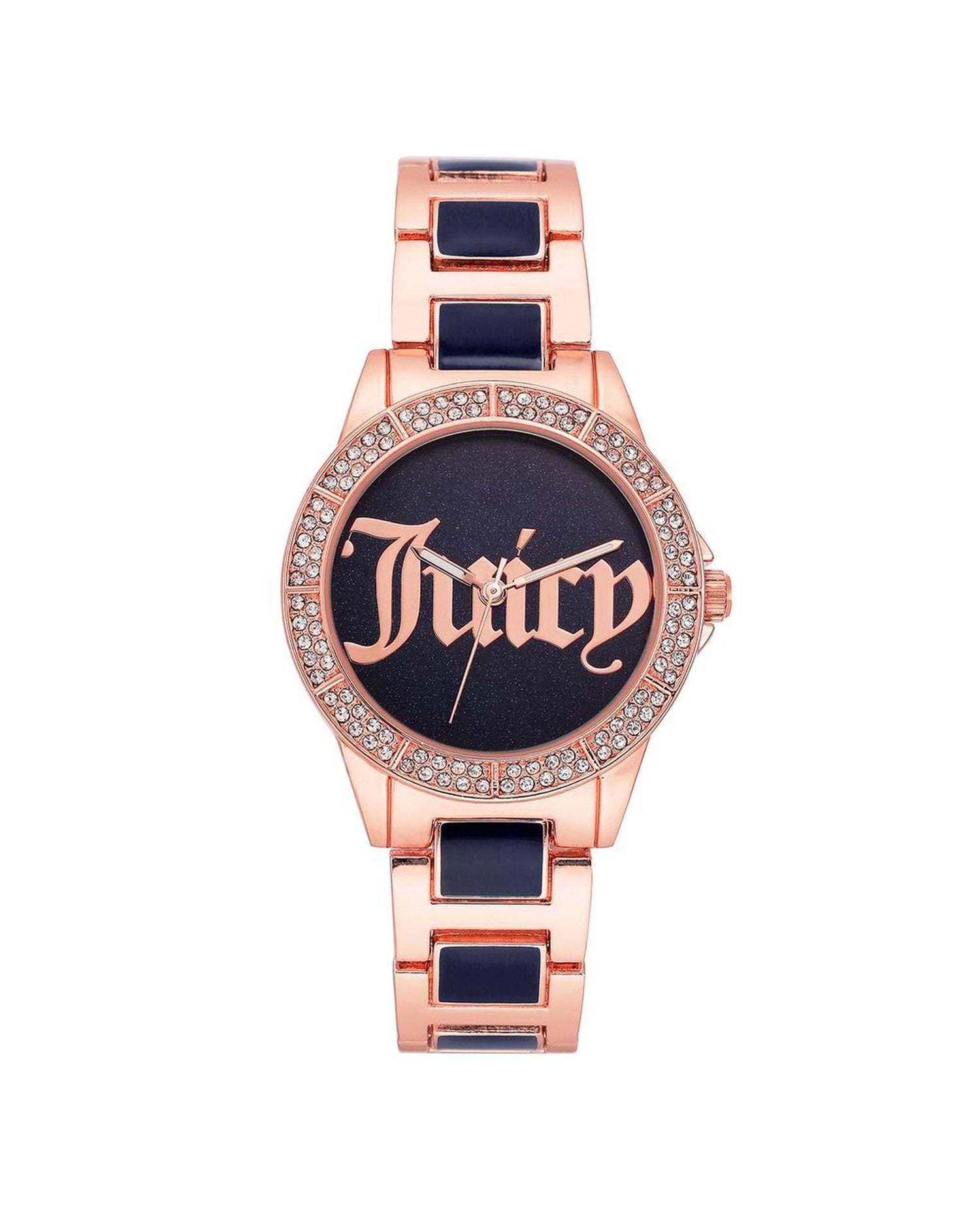 Rose Gold Analog Fashion Watch with Rhinestone Facing One Size Women-Quartz Watches-PEROZ Accessories