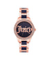 Rose Gold Analog Fashion Watch with Rhinestone Facing One Size Women-Quartz Watches-PEROZ Accessories