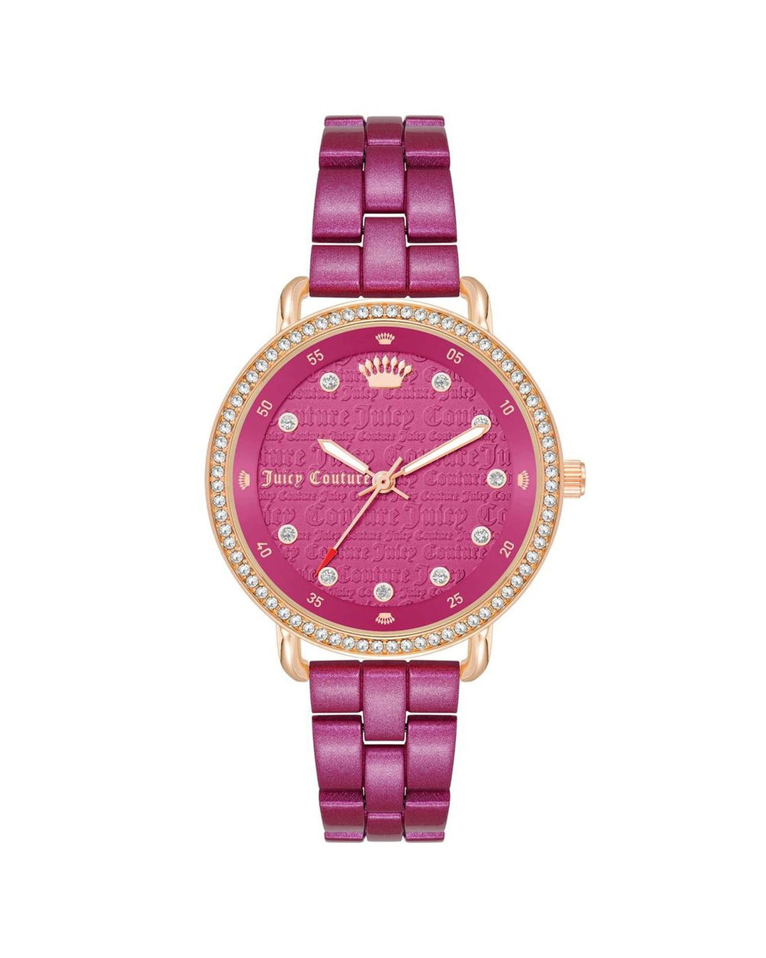 Rose Gold Fashion Watch with Rhine Stone Facing One Size Women-Quartz Watches-PEROZ Accessories