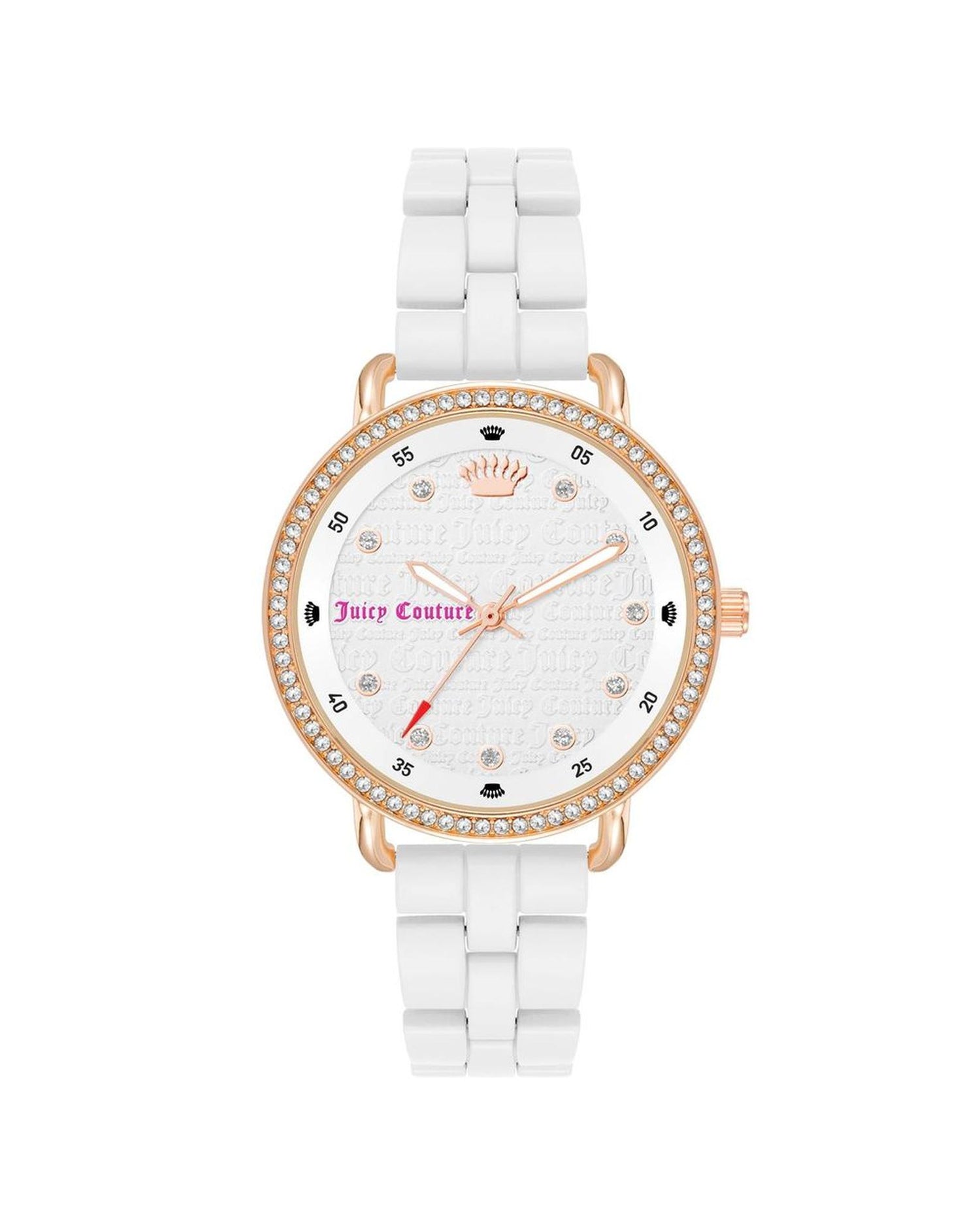 Rose Gold Fashion Watch with Rhine Stone Facing One Size Women-Quartz Watches-PEROZ Accessories