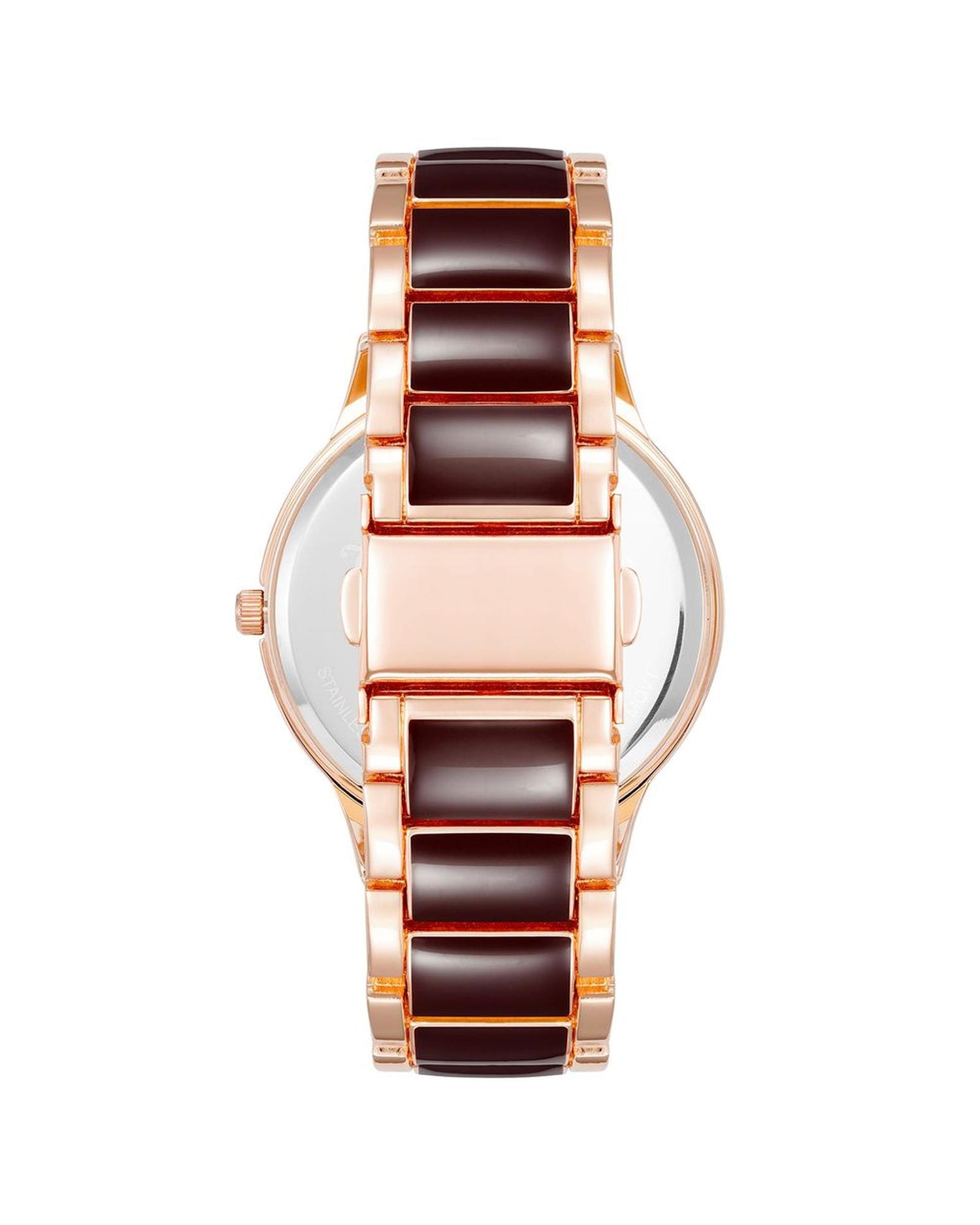 Rose Gold Analog Fashion Wristwatch One Size Women-Quartz Watches-PEROZ Accessories