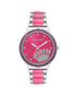 Silver Analog Fashion Watch with Rhine Stone Detailing One Size Women-Quartz Watches-PEROZ Accessories