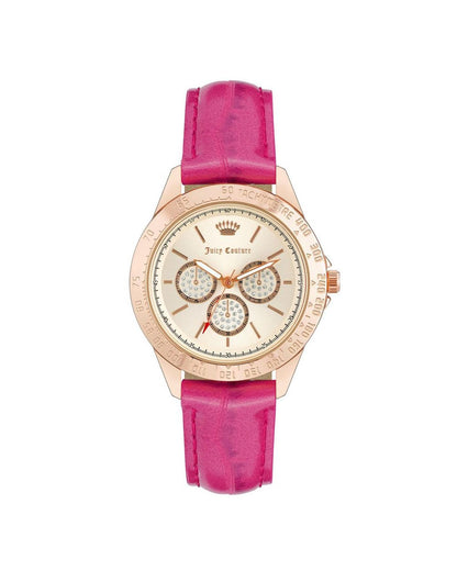 Rose Gold Fashion Analog Watch with Rhine Stone Facing One Size Women-Quartz Watches-PEROZ Accessories