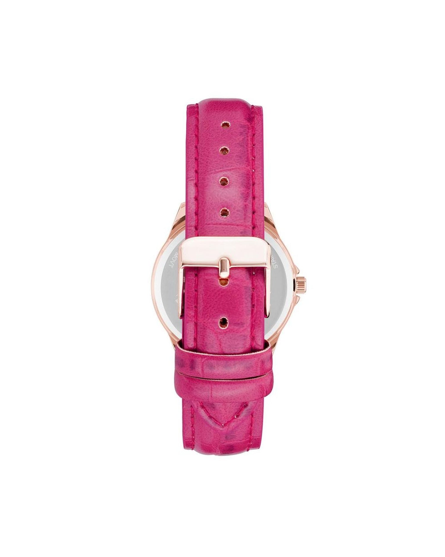 Rose Gold Fashion Analog Watch with Rhine Stone Facing One Size Women-Quartz Watches-PEROZ Accessories