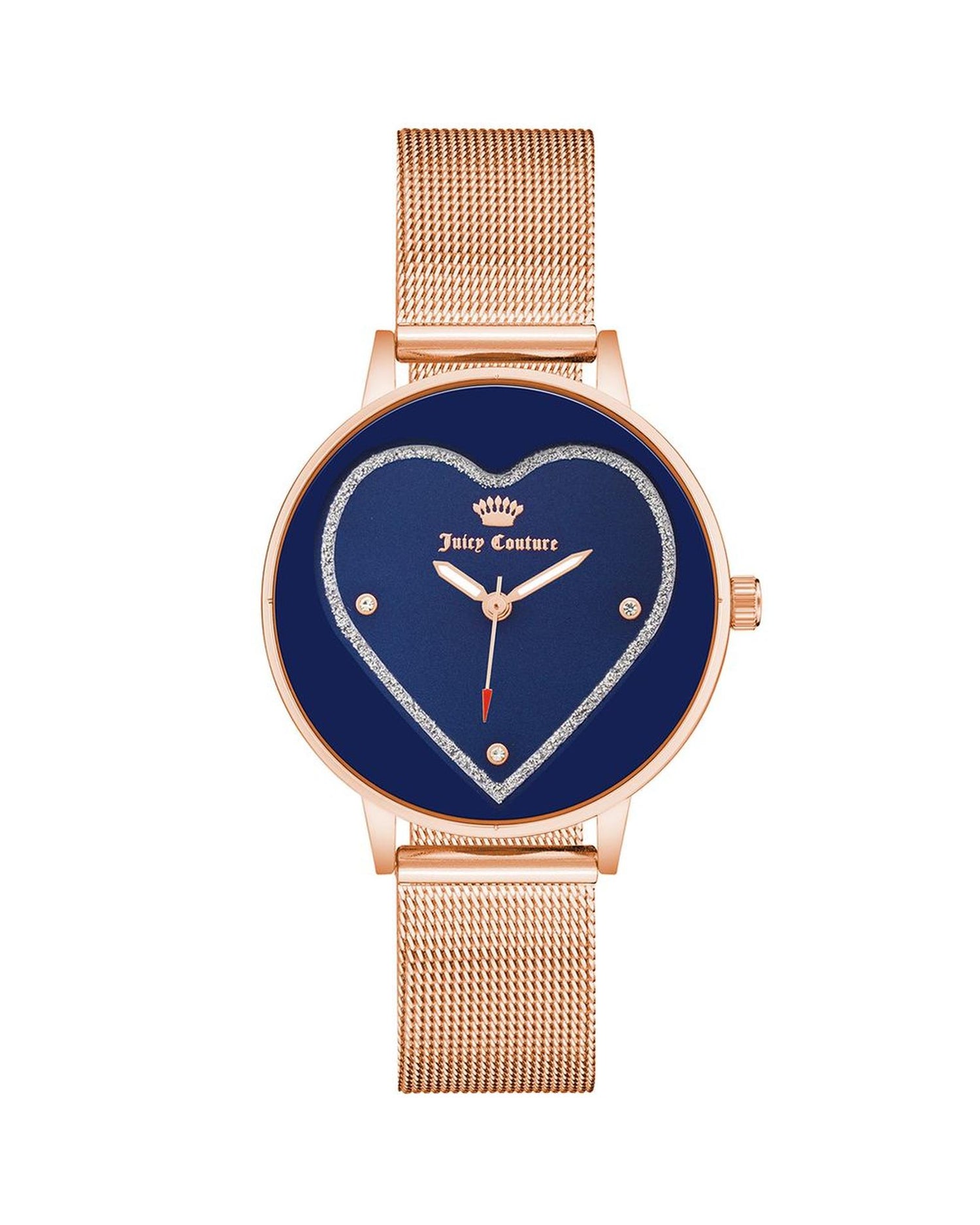 Rose Gold Fashion Analog Watch with Rhine Stone Facing One Size Women-Quartz Watches-PEROZ Accessories