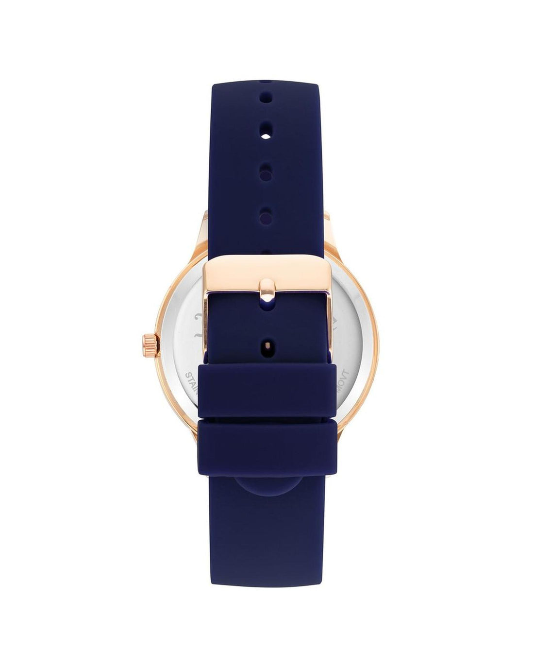 Rose Gold Analog Fashion Watch with Rhinestone Facing One Size Women-Quartz Watches-PEROZ Accessories