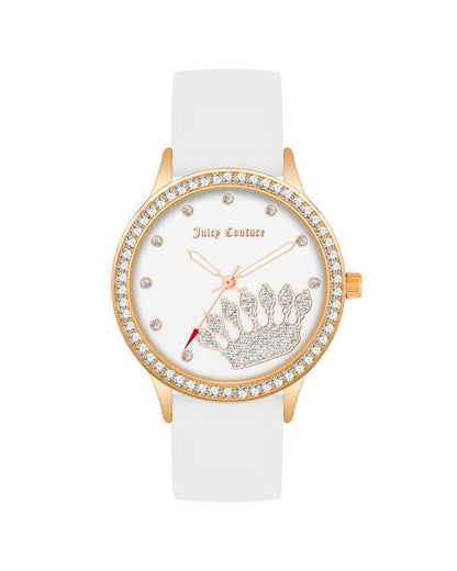 Rose Gold Analog Fashion Watch with Rhine Stone Facing One Size Women-Quartz Watches-PEROZ Accessories