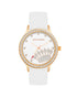 Rose Gold Analog Fashion Watch with Rhine Stone Facing One Size Women-Quartz Watches-PEROZ Accessories