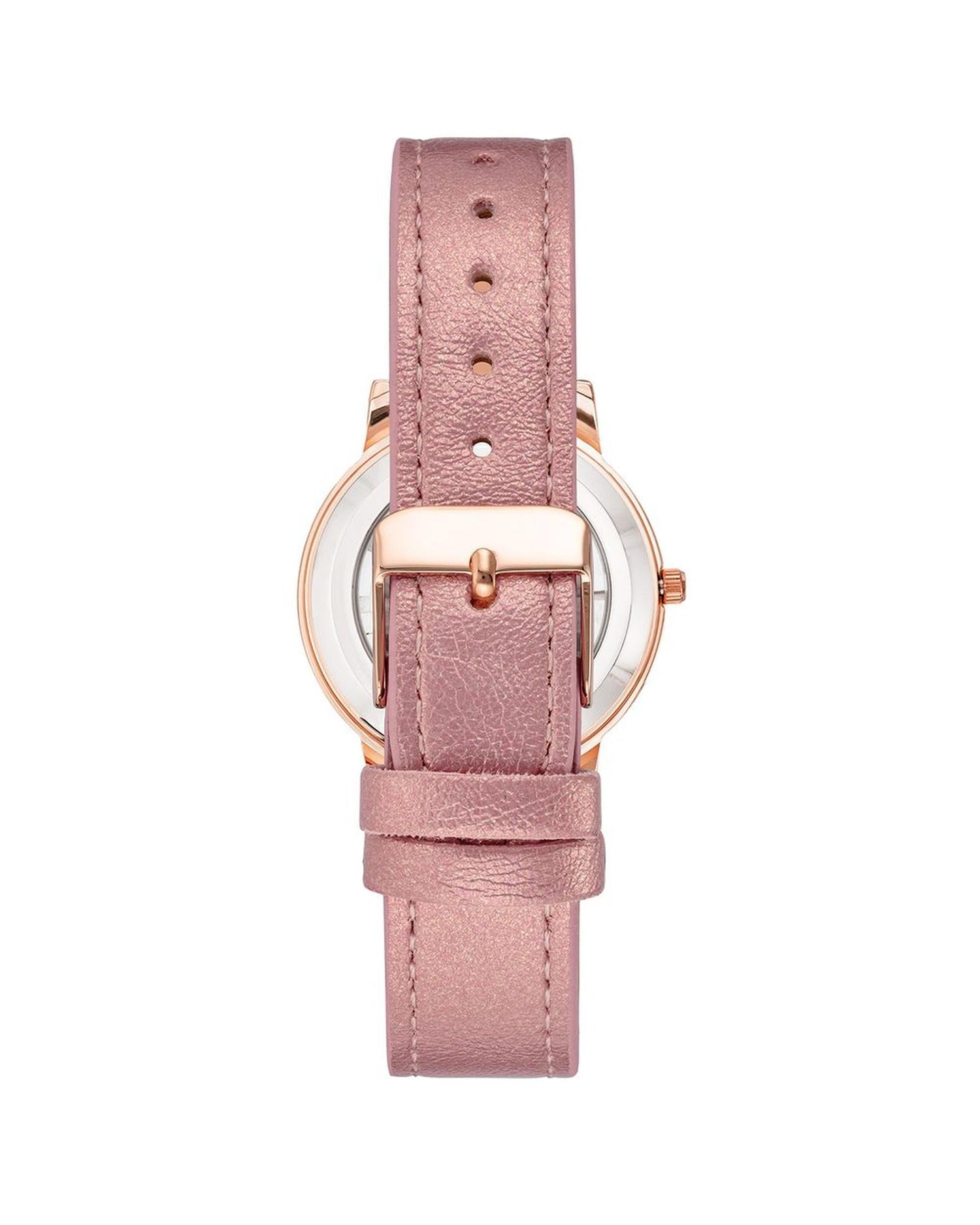 Rose Gold Fashion Analog Watch with Rhine Stone Detailing One Size Women-Quartz Watches-PEROZ Accessories
