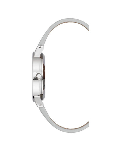 Silver Analog Fashion Watch with Rhinestone Facing One Size Women-Quartz Watches-PEROZ Accessories