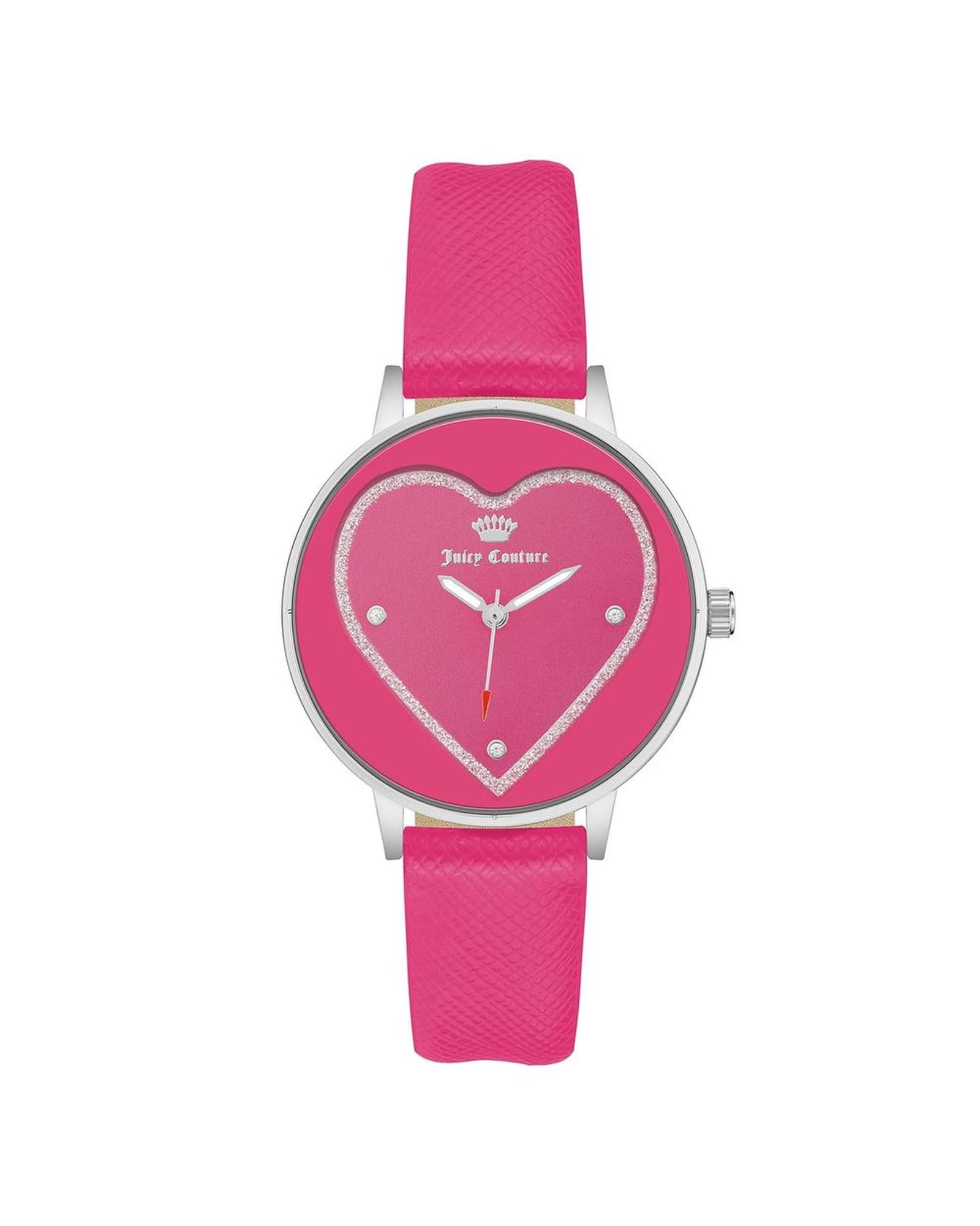 Silver Analog Fashion Watch with Rhine Stone Facing One Size Women-Quartz Watches-PEROZ Accessories