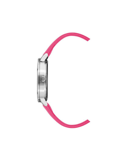 Silver Analog Fashion Watch with Rhine Stone Facing One Size Women-Quartz Watches-PEROZ Accessories