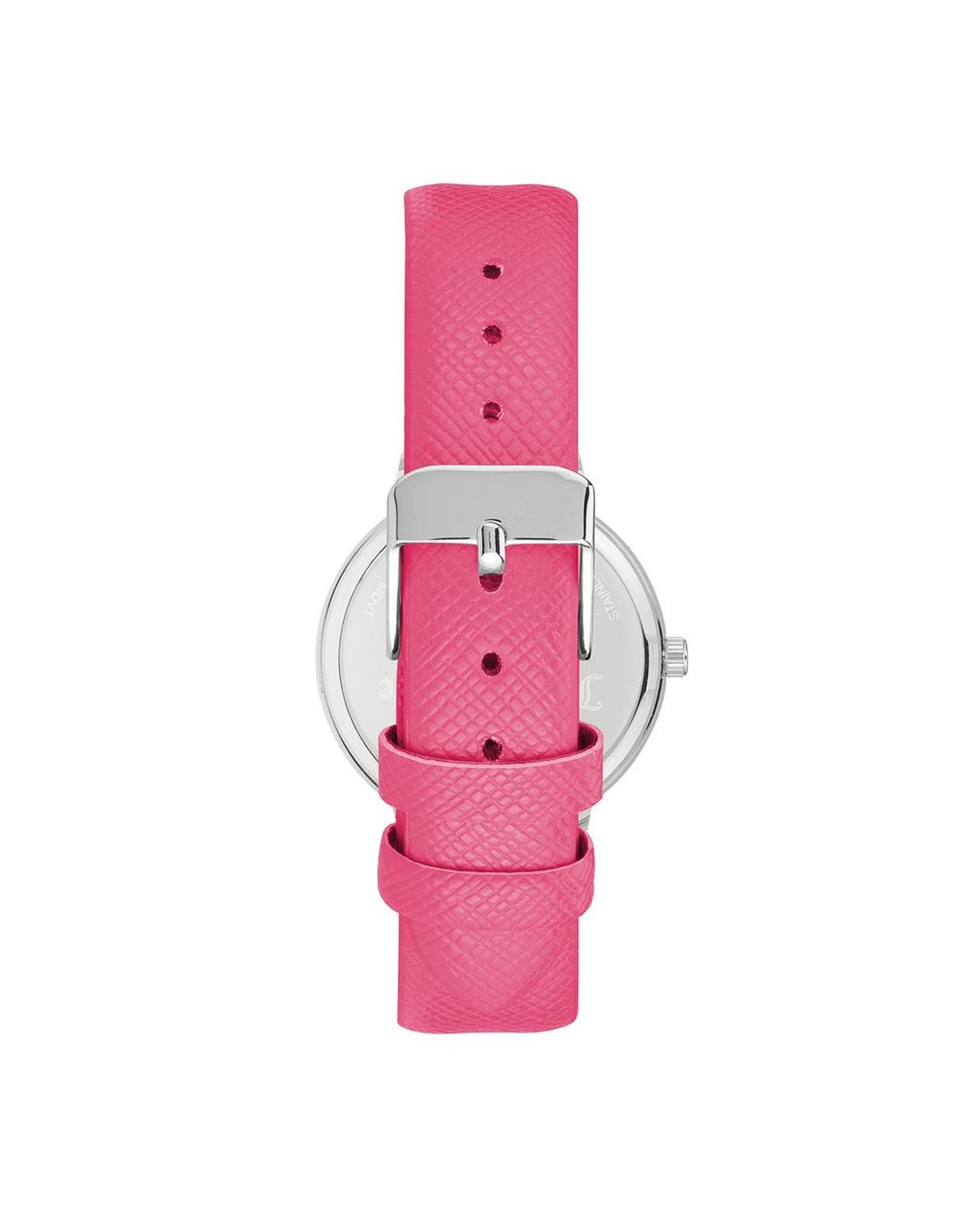 Silver Analog Fashion Watch with Rhine Stone Facing One Size Women-Quartz Watches-PEROZ Accessories