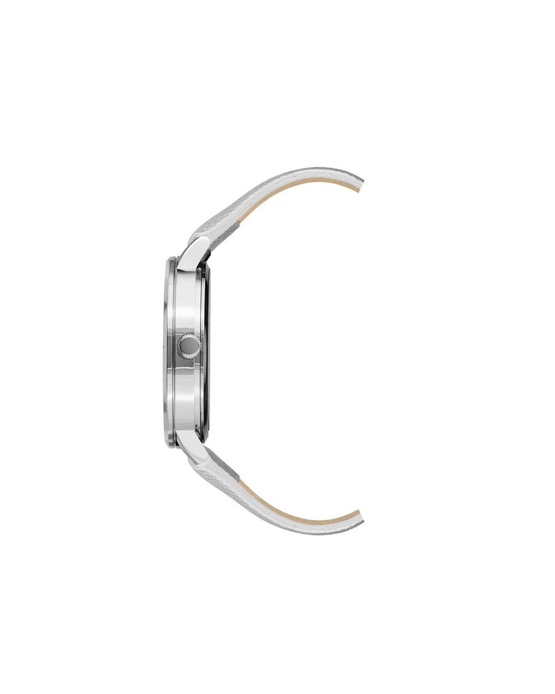 Silver Fashion Watch with Rhinestone Detail One Size Women-Quartz Watches-PEROZ Accessories