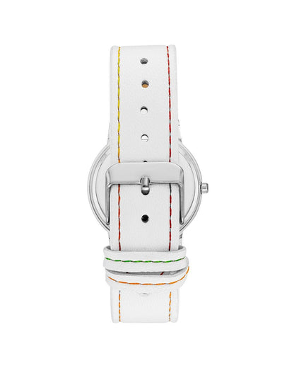 Silver Fashion Quartz Analog Watch with Pin Buckle Closure One Size Women-Quartz Watches-PEROZ Accessories