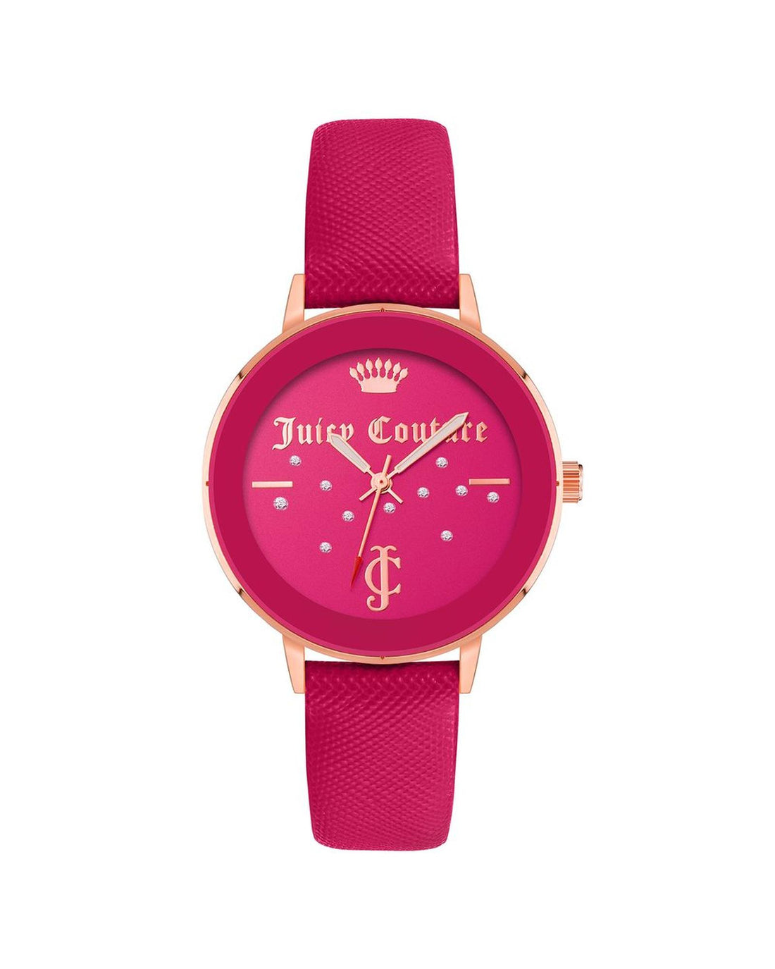 Rose Gold Fashion Analog Watch with Rhine Stone Facing One Size Women-Quartz Watches-PEROZ Accessories
