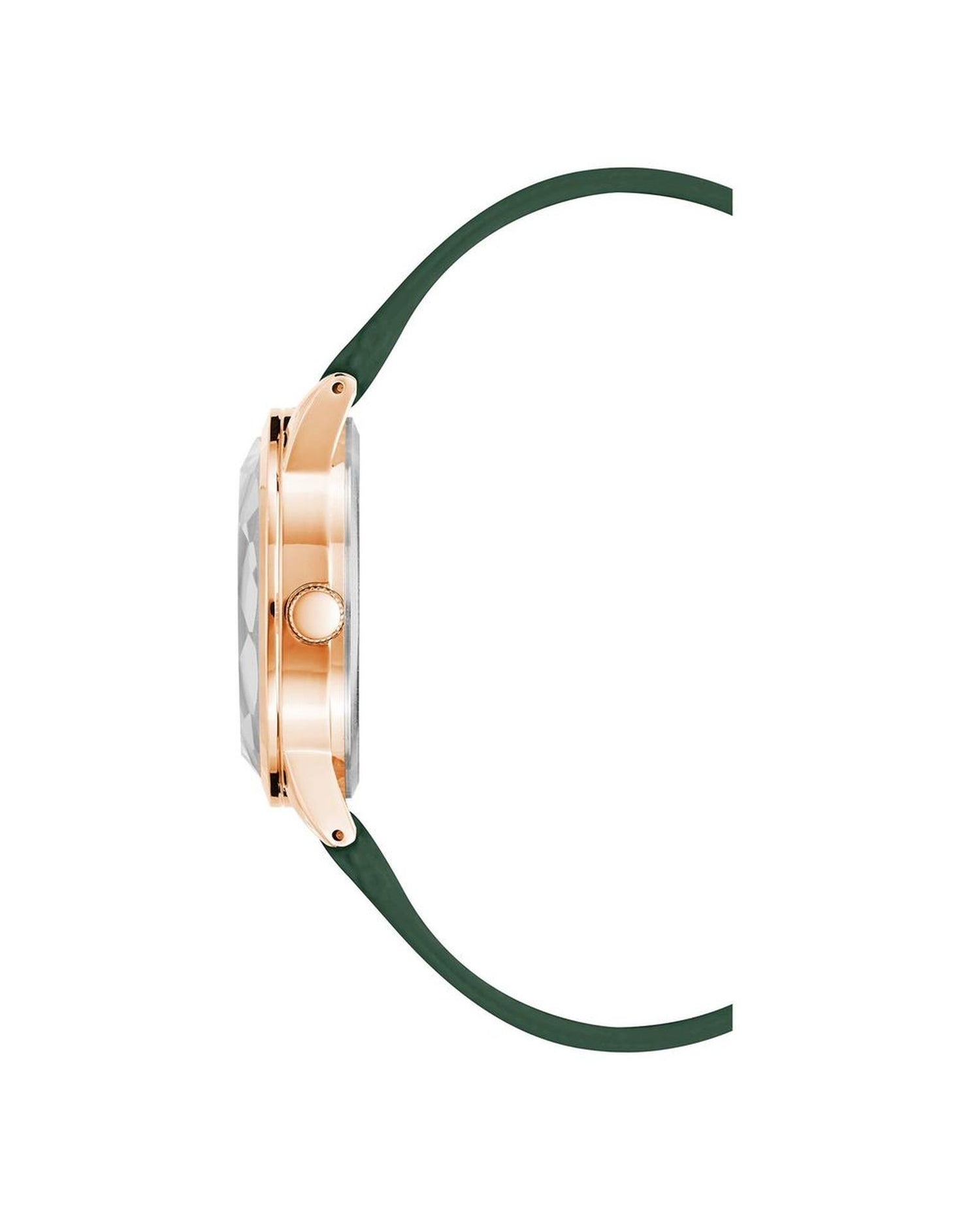 Rose Gold Analog Fashion Watch with Rhine Stone Detail One Size Women-Quartz Watches-PEROZ Accessories