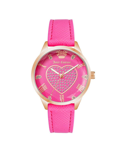 Rose Gold Analog Fashion Watch with Rhine Stone Facing One Size Women-Quartz Watches-PEROZ Accessories