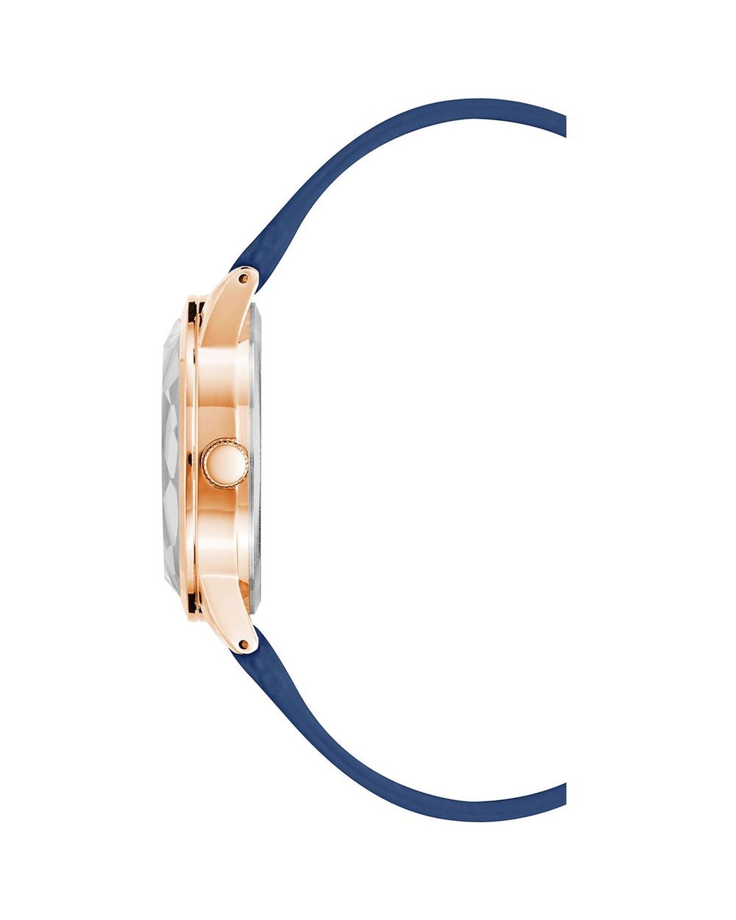 Rose Gold Analog Fashion Watch with Rhinestone Facing One Size Women-Quartz Watches-PEROZ Accessories