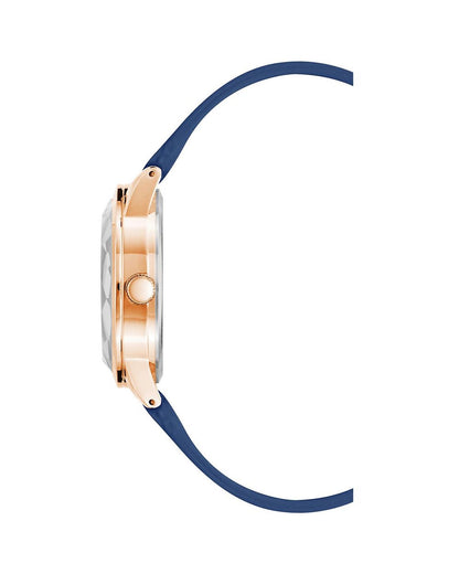 Rose Gold Analog Fashion Watch with Rhinestone Facing One Size Women-Quartz Watches-PEROZ Accessories