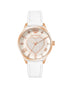 Rose Gold Analog Quartz Fashion Watch with Rhine Stone Facing One Size Women-Quartz Watches-PEROZ Accessories
