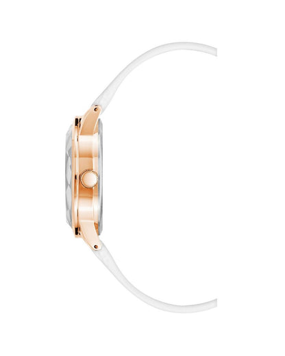 Rose Gold Analog Quartz Fashion Watch with Rhine Stone Facing One Size Women-Quartz Watches-PEROZ Accessories