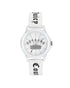 White Quartz Fashion Watch with Rhinestone Detail One Size Women-Quartz Watches-PEROZ Accessories