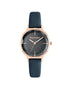 Rose Gold Fashion Analog Womens Watch with Leatherette Wristband One Size Women-Quartz Watches-PEROZ Accessories